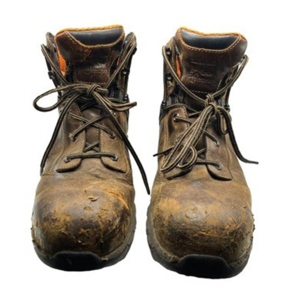 Timberland PRO Work Boots Mens 10M Brown Fair Composite Toe Waterproof A1RVS main image 4